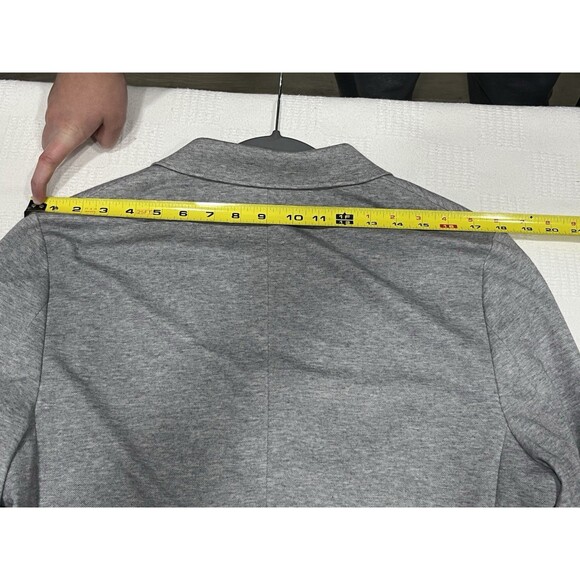 Calvin Klein Mens Blazer Jacket Gray Knit Casual Sport Coat Size L Single Button - Picture 9 of 14